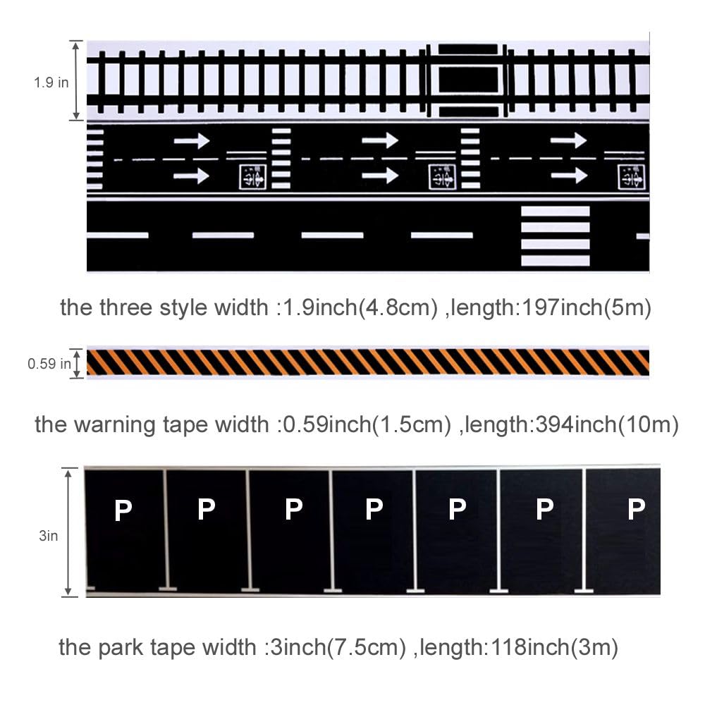 dspitwod park tape shows in storage, easy setup for tracks