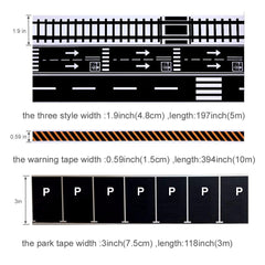 dspitwod park tape shows in storage, easy setup for tracks