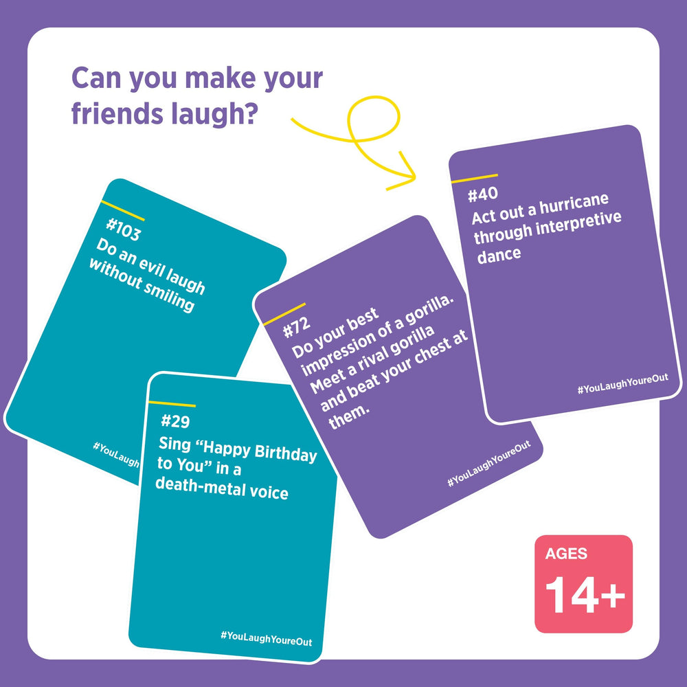 DSS Games prompt cards fanned out displaying variety and replayability