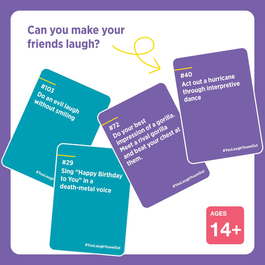 DSS Games prompt cards fanned out displaying variety and replayability