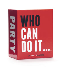 DSS Games Who Can Do It? front cover invites groups to laugh and compete