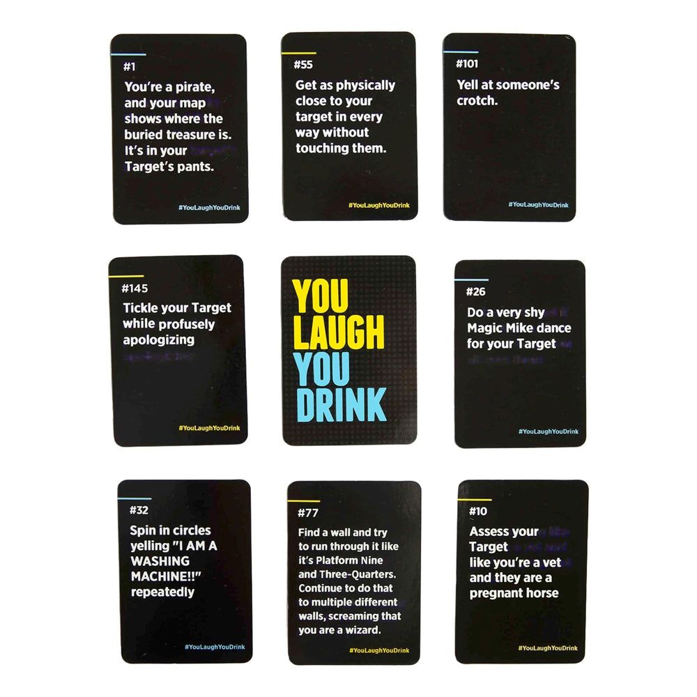 DSS Games You Laugh You Drink entertains bachelor parties with bold prompts.