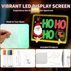 DSXGEFW seven-color glow display showcases vibrant hues for nighttime drawing.