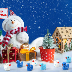 DTOFOOT mini ducks suitable for cake decoration with festive appeal.