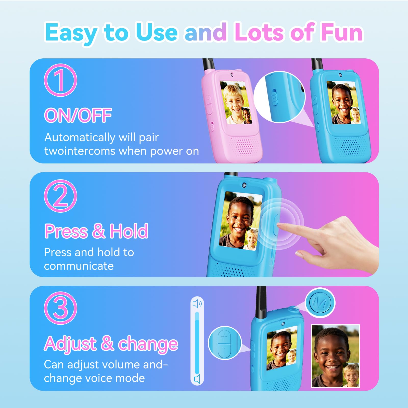 DTQJ includes charging cables and lanyards for easy play.