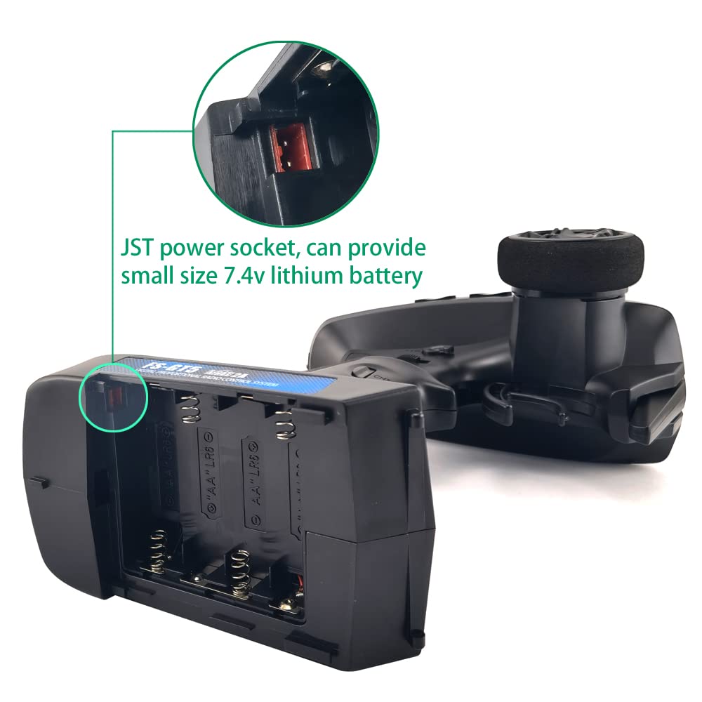 DTXMX FS-GT5 climbing modes enhance crawling performance on rough terrain.