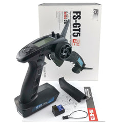 DTXMX FS-GT5 RC setup in action for buggies, crawlers, boats.