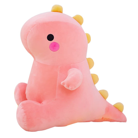 DUANMUL pink 8in dinosaur plush, ultra soft cuddle buddy for kids.