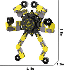 DUBANJOWE transformable robot design fidget spinner sparks creativity