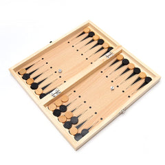 DUBSTAR compact wooden set blends with home decor and travel