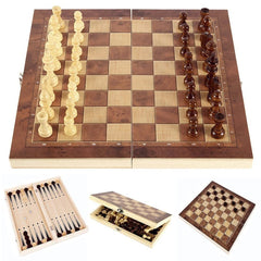 DUBSTAR folding chess board open flat surface for stable piece placement