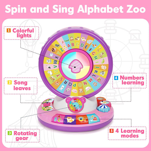 Duchong Animal Zoo Learning Toy - animal sounds enhance vocabulary as kids explore.