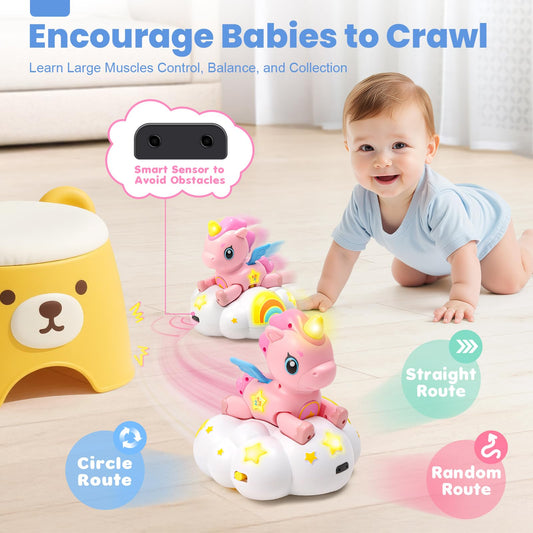Duchong cloud-base lights provide a gentle glow for curious play.