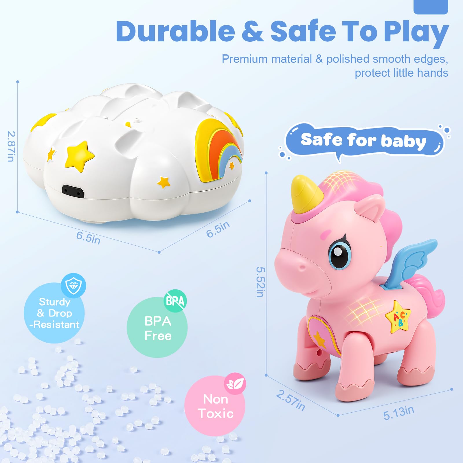Duchong tummy-time play supports neck strength and discovery.