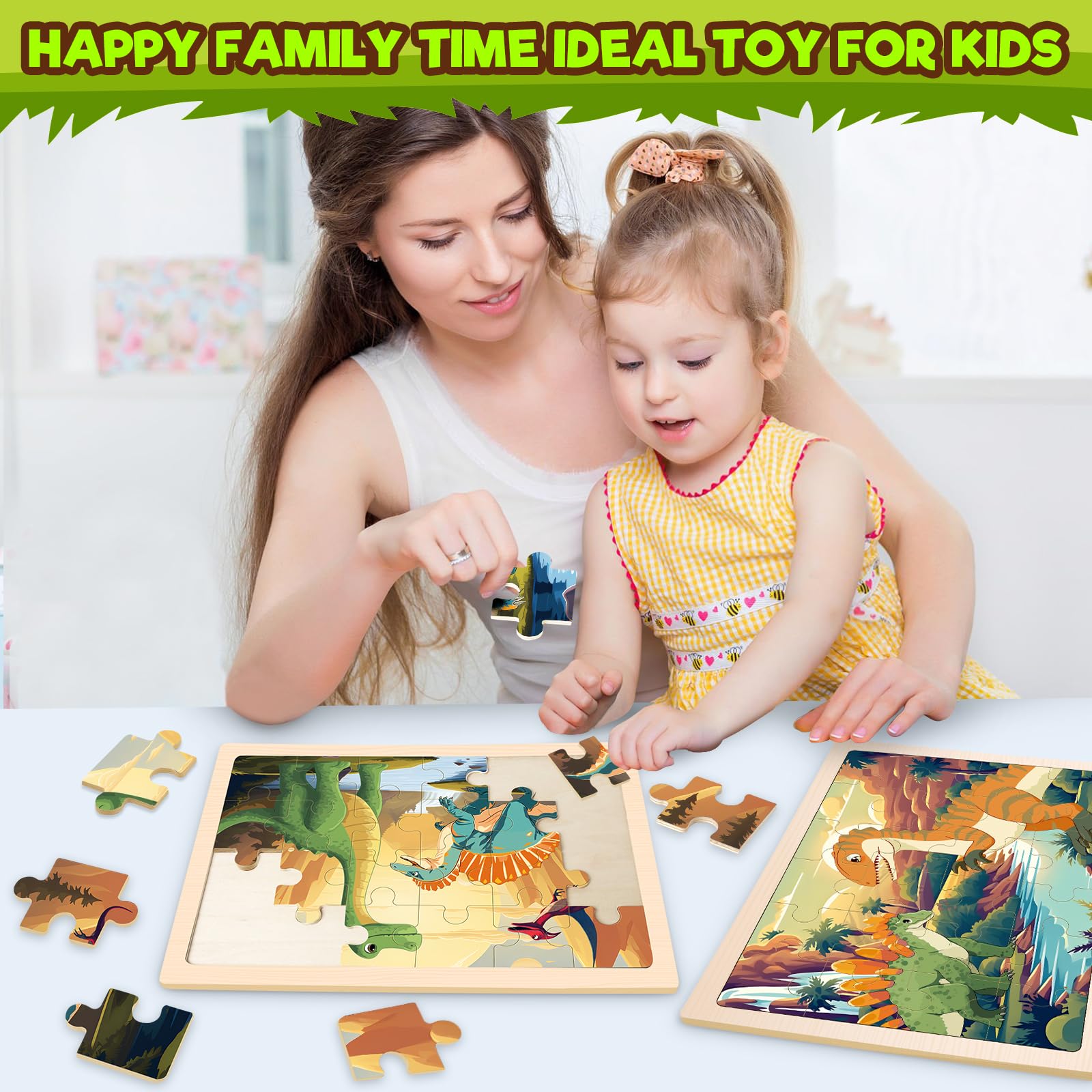 Duchong gift-ready dinosaur puzzle set ideal for birthdays and holidays.