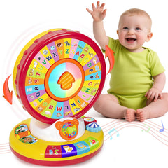 Duchong learning toy alphabet spin lights enhances early letter recognition and engaging play.