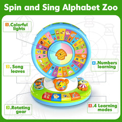 Duchong alphabet zoo sounds provide soothing melodies to calm and engage toddlers.