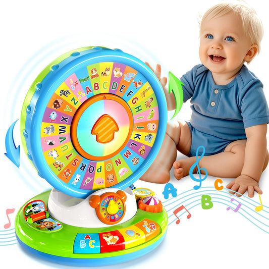 Duchong alphabet zoo spin toy engages toddlers with hands-on letter exploration and fun.