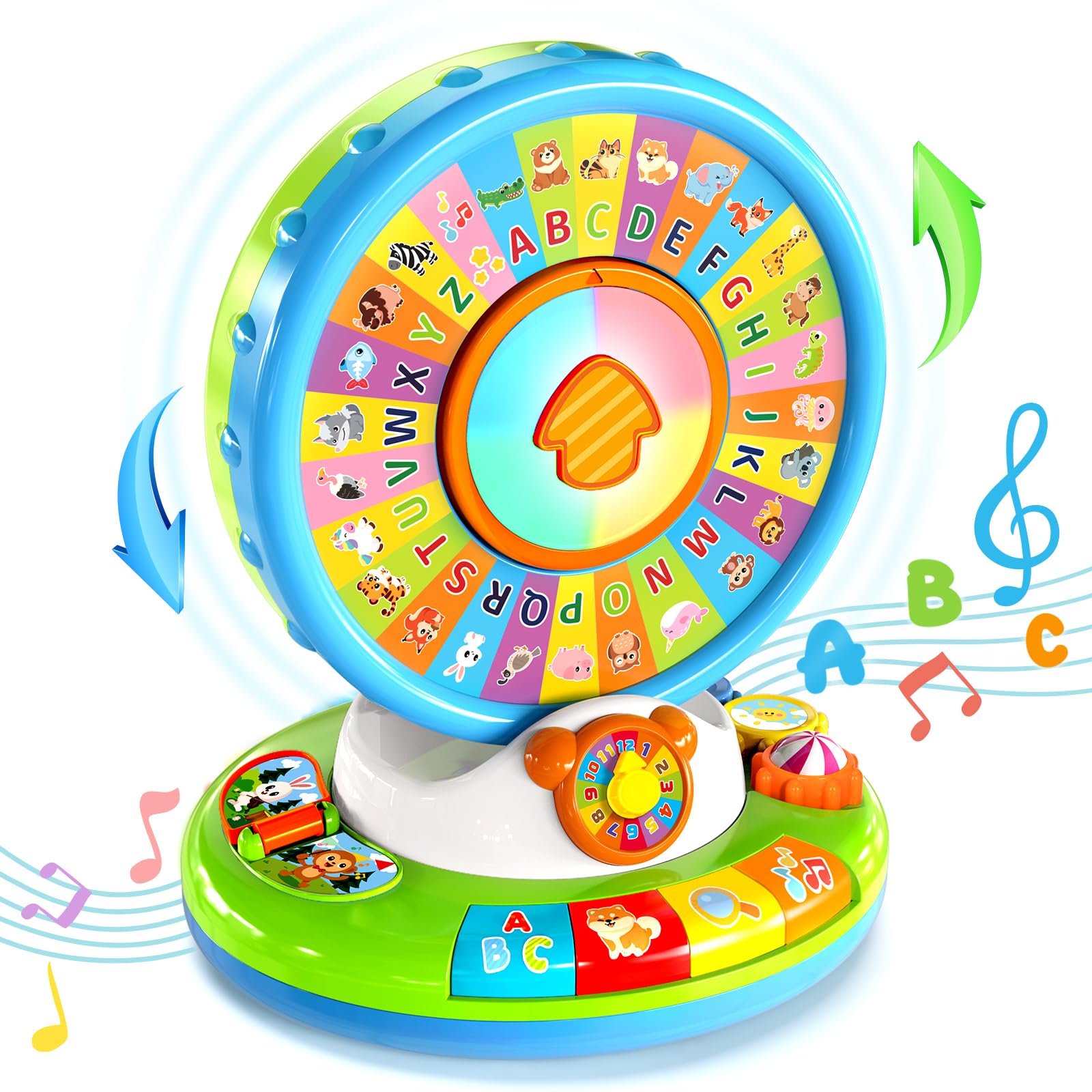 Duchong learning toy supports early language and hand-eye coordination during family play.