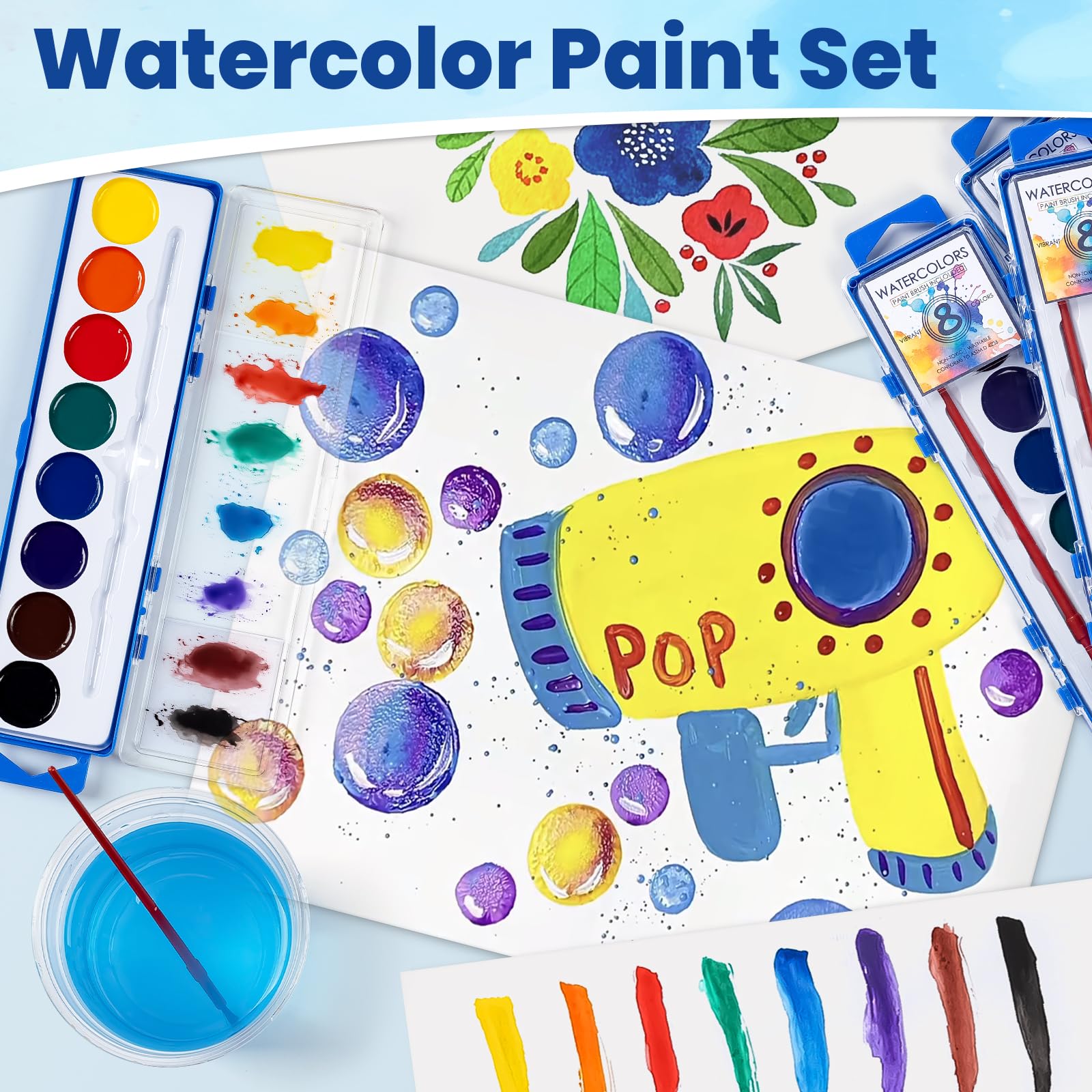 Duchong multiuse paints suitable for paper crafts and school projects.