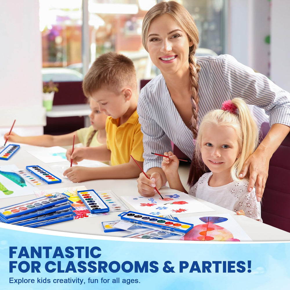 Duchong party favors watercolor set inspires creativity at events and classrooms.