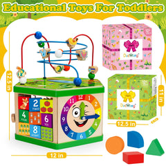 Duchong cube gears illustrate cause-and-effect through spinning motion.