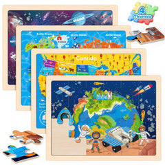 Duchong world map puzzle for kids enhances spatial thinking and geography curiosity.