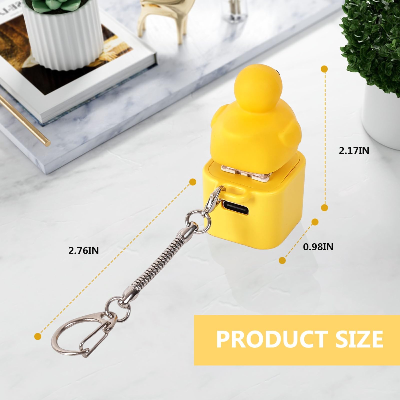Duck Quacking Fidget Toy: desk-friendly sensory decoration for focus.