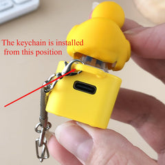 Duck Quacking Fidget Toy: perfect on-the-go keychain for anxiety relief.