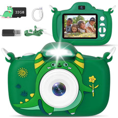 Duckart kids camera front view shows durable, kid-friendly design for active play.