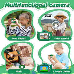 Duckart kids camera shockproof case ensures safe handling.
