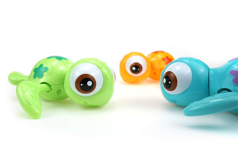 Interactive Montessori-inspired bath toy for hands-on learning