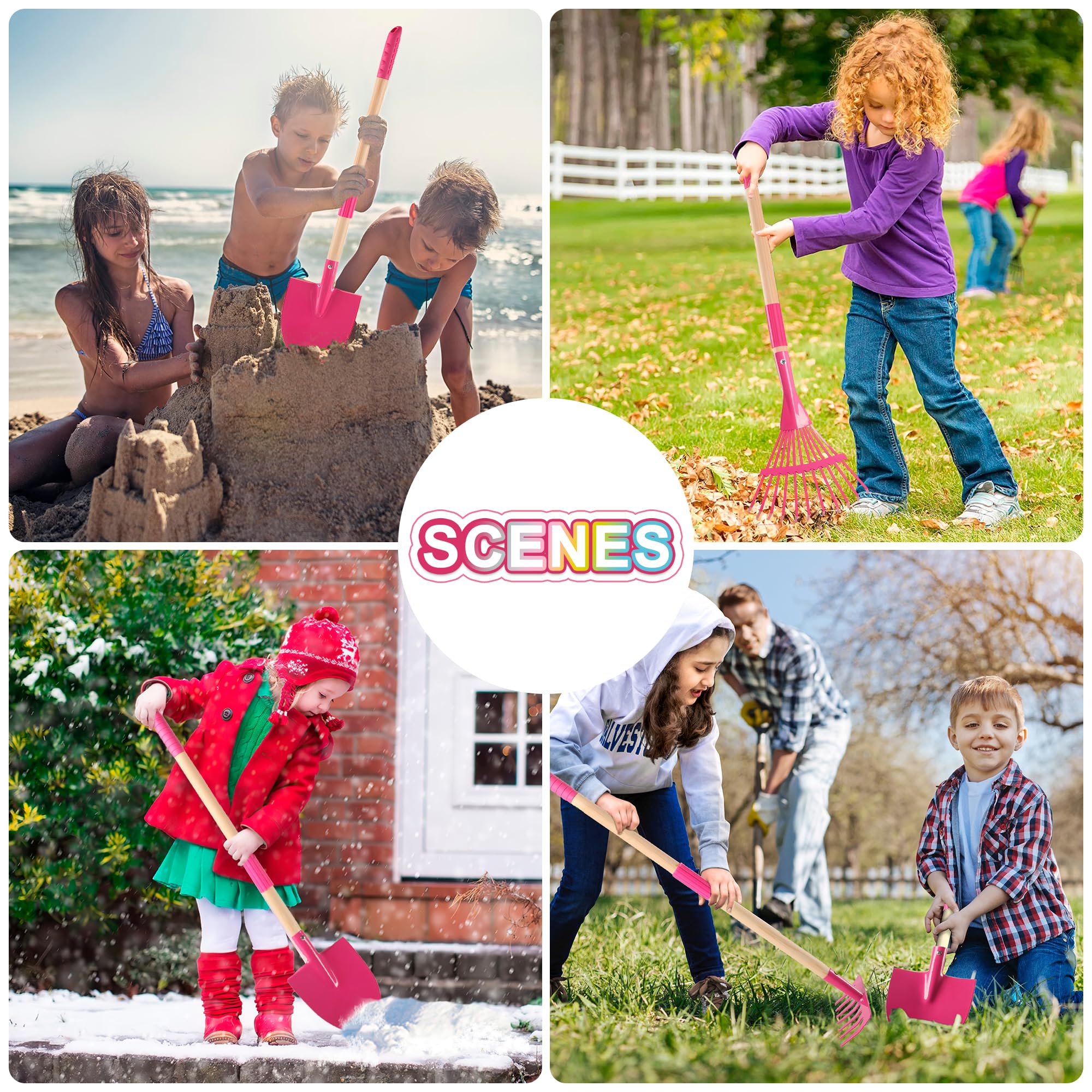 Duckura Kids gardening gloves protecting hands during gardening tasks.