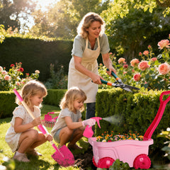 Duckura Kids leaf rake ideal for gathering leaves with minimal effort.