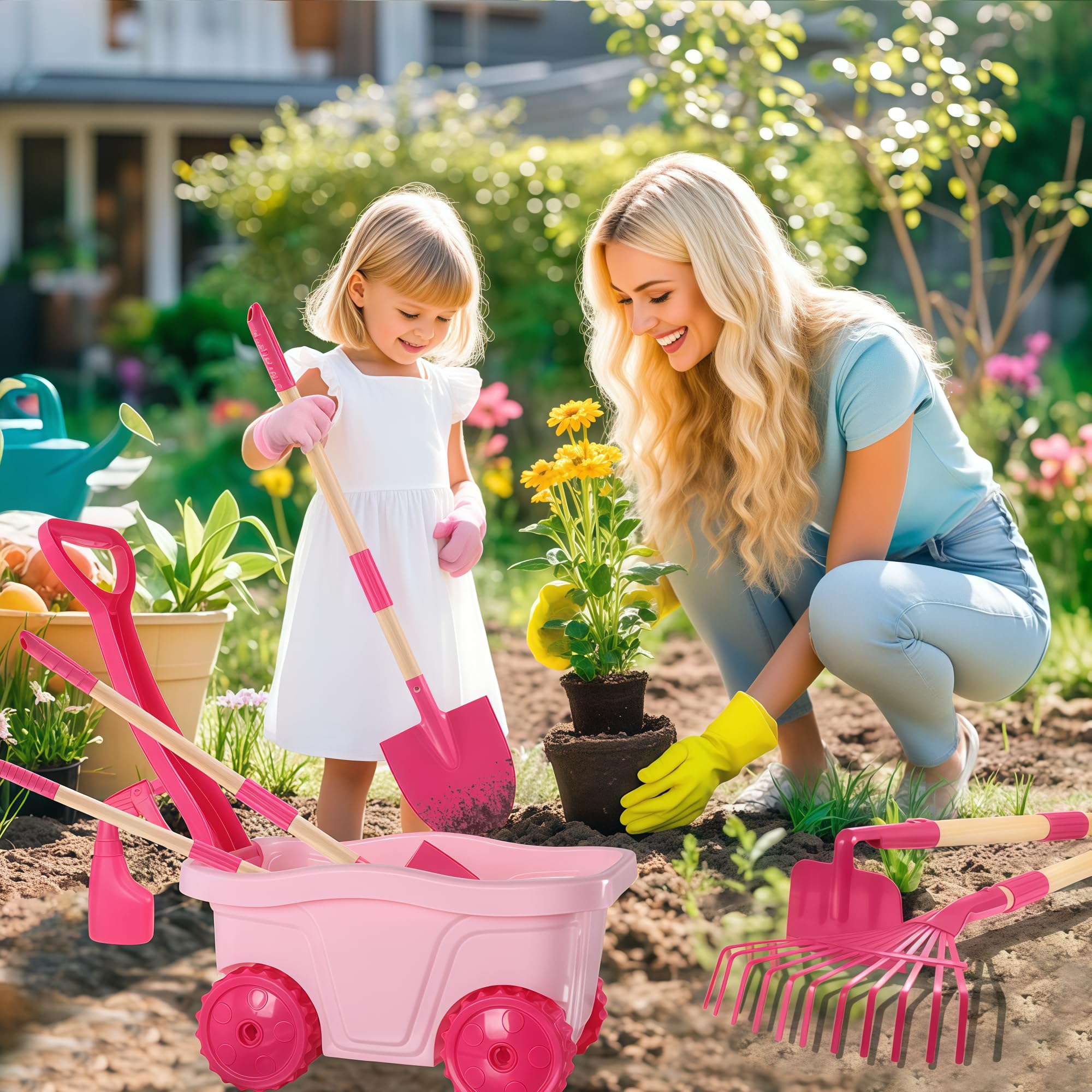 Duckura Kids shovel with ergonomic grip for safe digging and comfortable play.