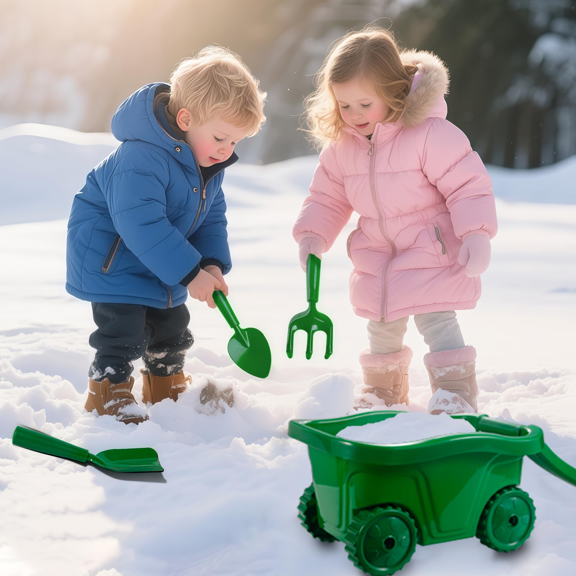 Duckura Kids Hand Shovel, lightweight for young diggers.