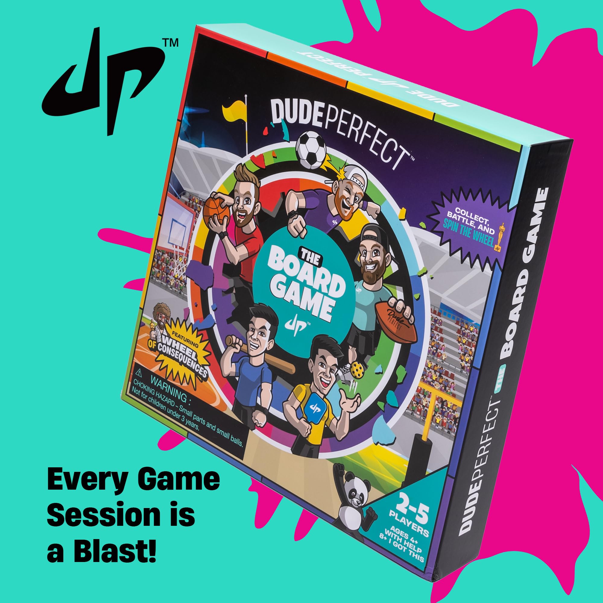 Dude Perfect Board Game 66 Dude cards offering varied challenges.