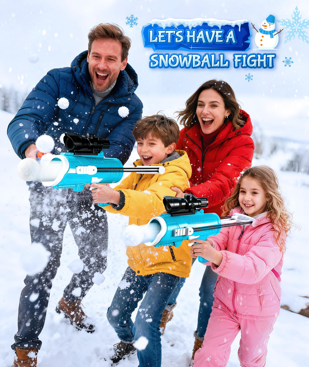 DUDUCOFU 3in1 snowball maker offers versatile shapes for creative snow games