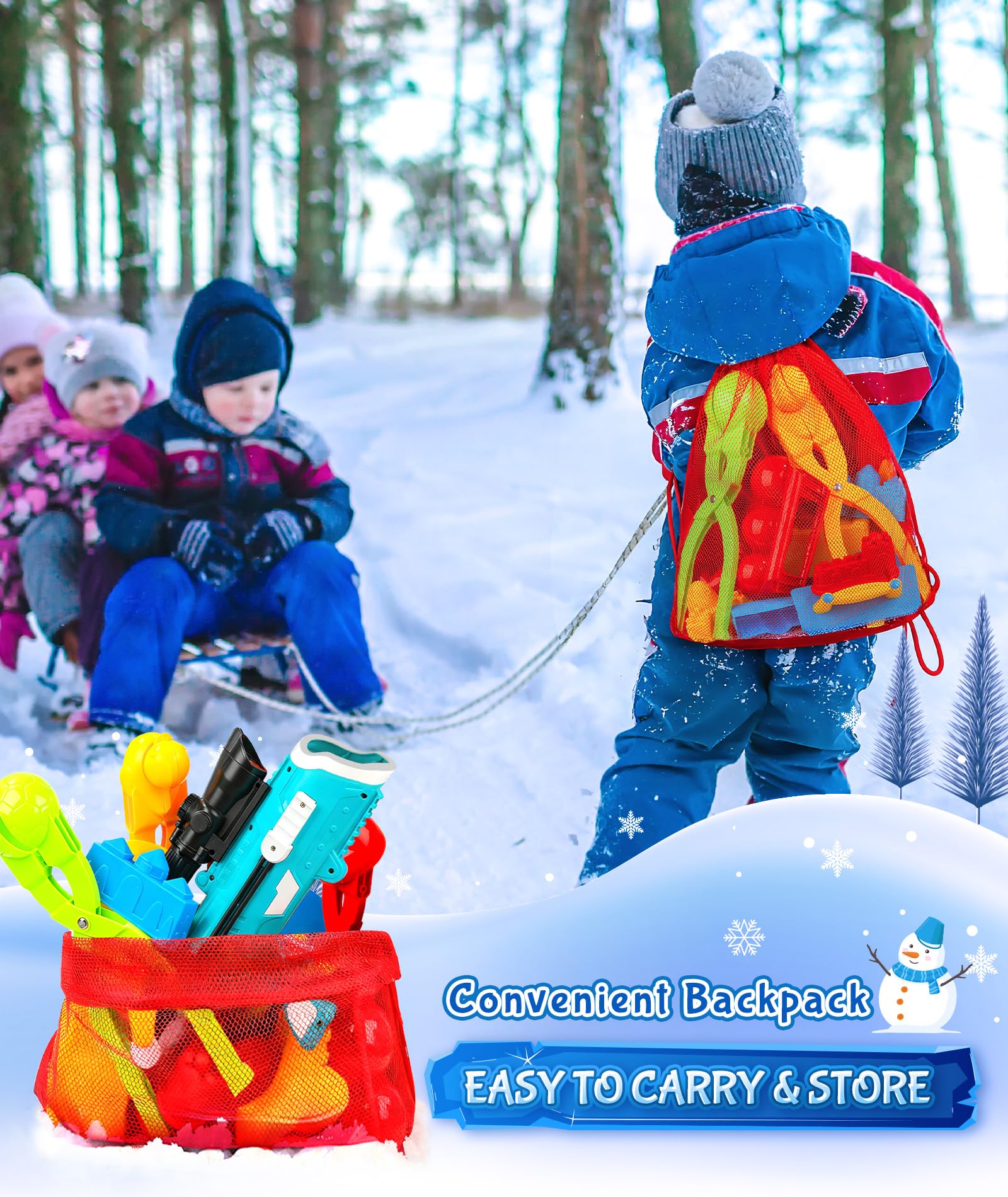 DUDUCOFU soccer-ball snowball mold shapes quick, sporty snowballs for active outdoor play