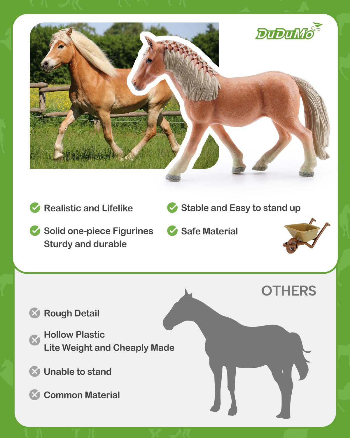 DuDuMo detailed accessories enable realistic farm scenes