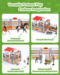 DuDuMo includes feeding supplies to simulate daily stable care