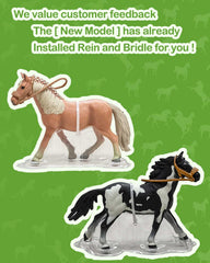 DuDuMo Tennessee Walking Horse stallion figure for realistic riding adventures.