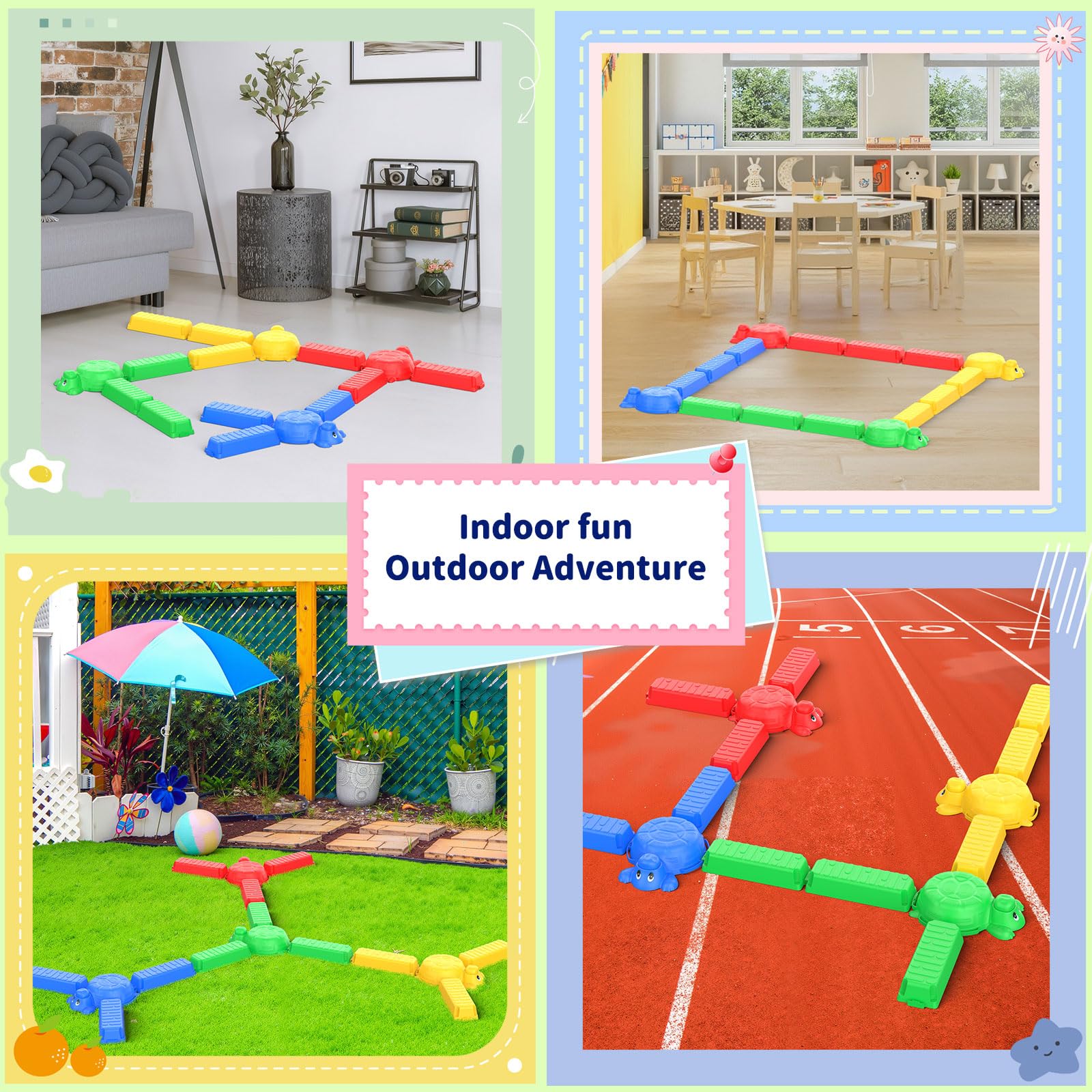 Dufvrpe color spinner encourages visual learning through play.