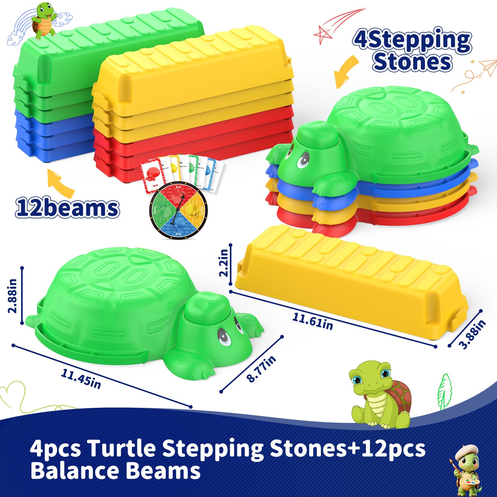 Dufvrpe turtle stepping stone orange enhances imaginative outdoor play.