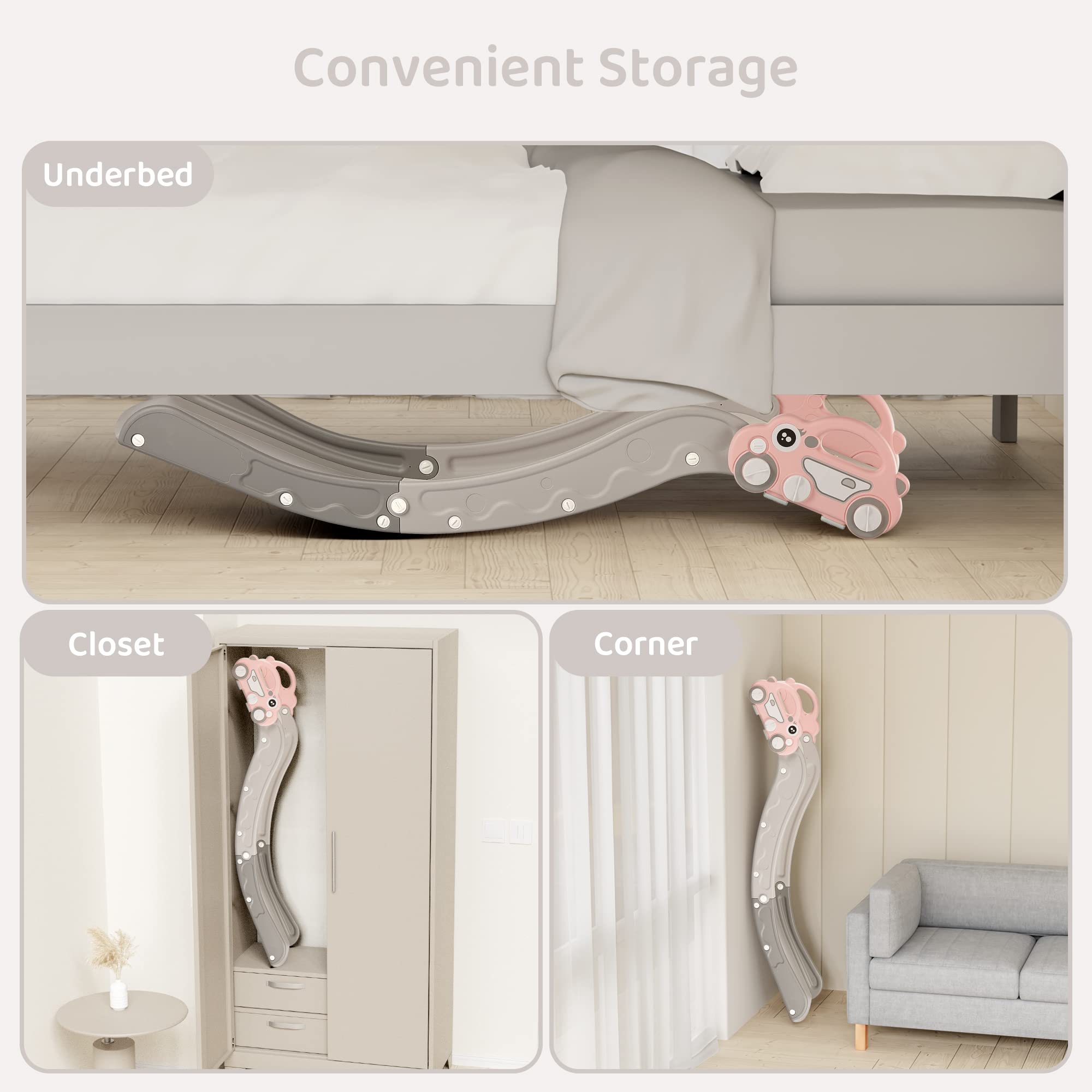 Duke Baby anti-skid pads keep slides steady on furniture