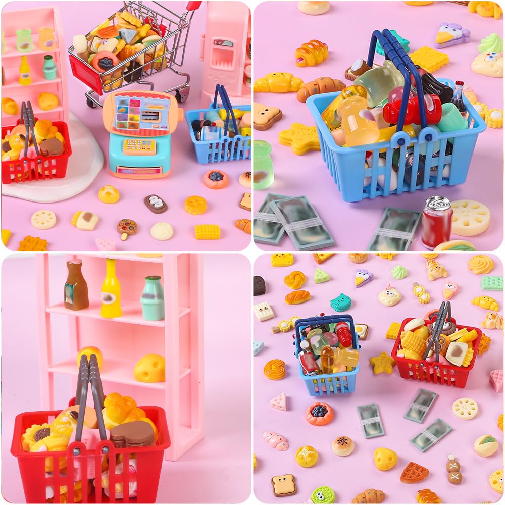 DULEFUN dollhouse refrigerator: realistic plastic appliance for kitchen role play