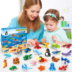 DULEFUN penguin blocks build, perfect stocking stuffer or holiday gift.