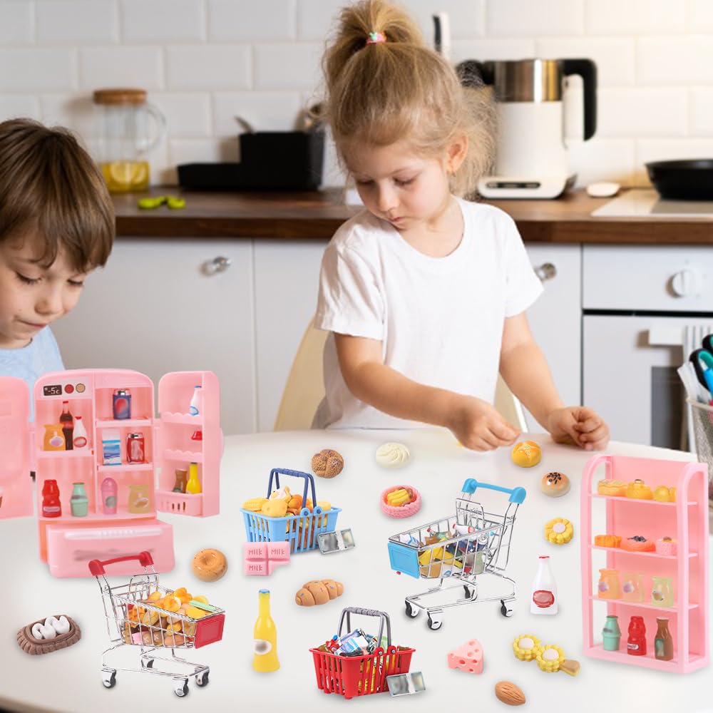 DULEFUN shelf for dollhouse: sturdy display and organization in playrooms