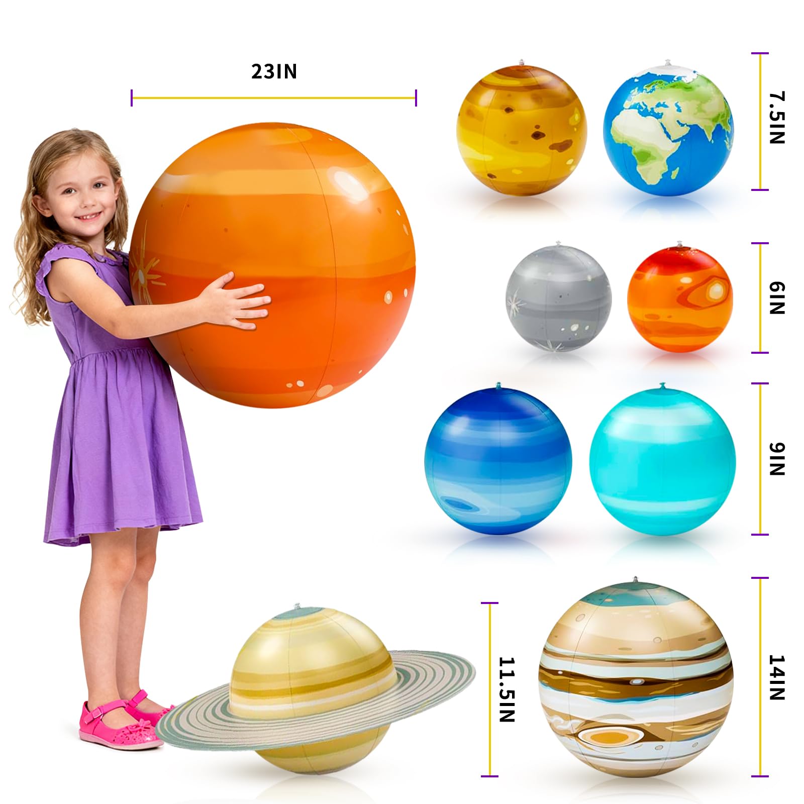 DULL BULL Mars balloon adds colorful orbit practice for projects and parties.