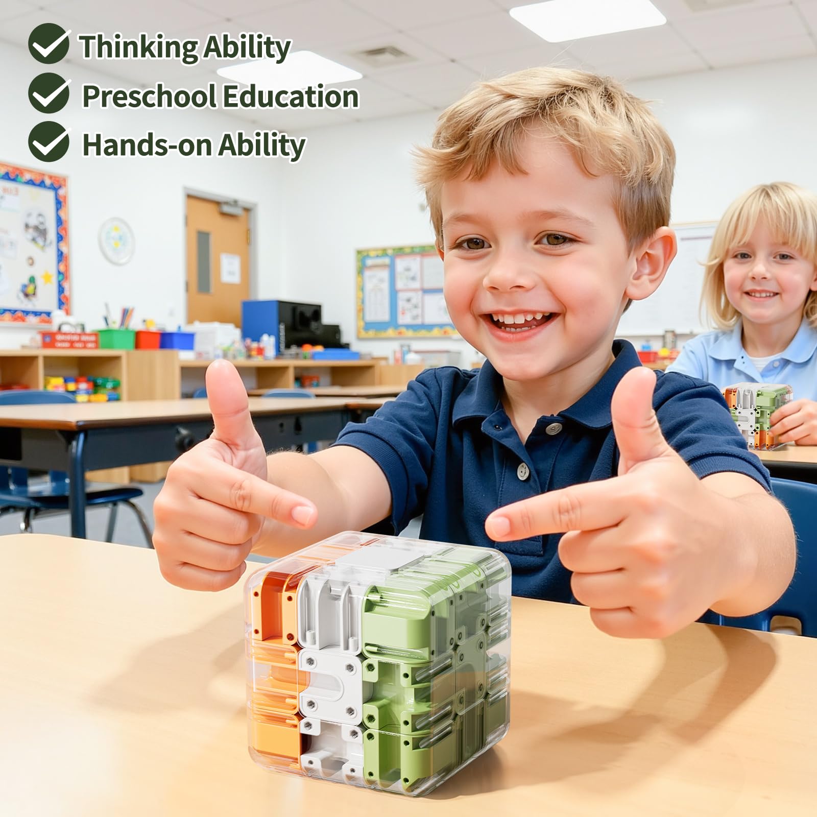 DULONIME 3D Cube Puzzle gift idea for kids and adults